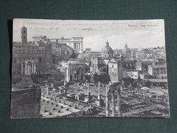 Képeslap,Olaszország,Róma,Forum Romanum,múzeum,látkép részlet,1920-