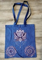 Shopping bag blue mandala