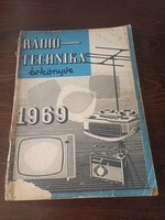 1969 Èvkönyv Ràdio technika születésnapra gyüjetemènybe/könyv/újság/kèpregèny/.