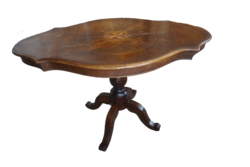 Antique oval fillet table