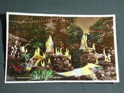 Képeslap,Anglia,England,Never Land, Westcliff-on-Sea, vidámpark,mese soha ország,1950