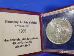 Báv silver commemorative medal in its original case