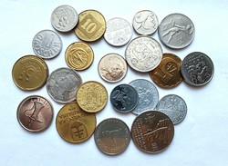 Mixed foreign coins, Europe - Asia