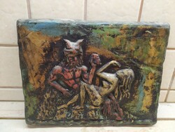Ceramic wall picture, wall decoration for sale!