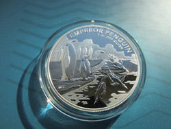 Pingvin birodalma 2023 Ausztrál 1 uncia ezüst érme 0.999ag 31.1g