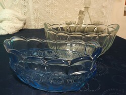 Old 1950s cast glass grape washing dishes for sale!