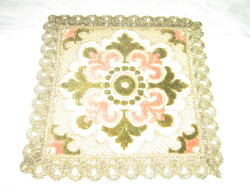 A charming little woven tablecloth