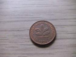 1   Pfennig   1974   (  D  )  Németország