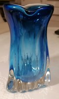 Czech glass vase