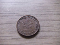 1   Pfennig   1970   (  F  )  Németország