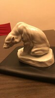 Herend polar bear statue