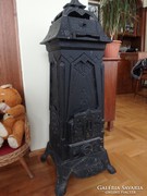 Art Nouveau cast iron stove