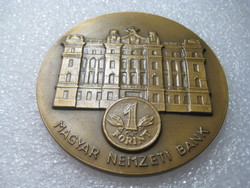 Mnb bronze commemorative plaque 1964. 62 X 3 mm, has a nice patina