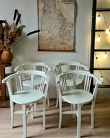 White chairs, refurbished