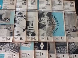 1978 Ràdió technika  A magyar honvèdelmi szövetség lapja 12 db teljes èvad/könyv/újság/kèpregèny/.