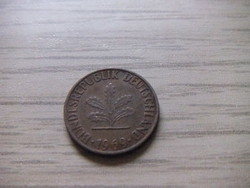 1   Pfennig   1969   (  F  )  Németország