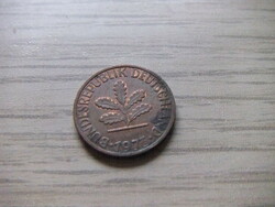 1   Pfennig   1973   (  J  )  Németország