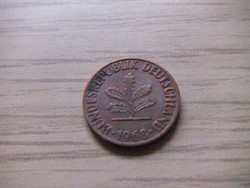 1   Pfennig   1968   (  D  )  Németország