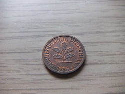 1   Pfennig   1986   (  G  )  Németország