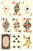 49A. Mária Terézia francia kártya Piatnik 1971 52 lap + 3 joker