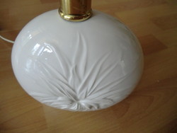 Table lamp white porcelain without shade approx. 25-30 cm high, 15-20 cm wide
