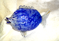 Glass fish from Murano - a special handicraft with a convex scaly design on the surface
