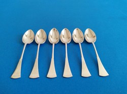 Silver 6 mocha spoon in English style