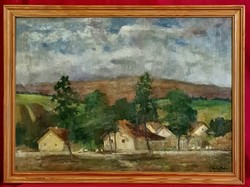 Aladár Pádly (1881 - 1949): village edge