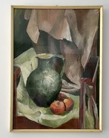 Bányai Béla (1955- ) 72x55 cm EREDETI gouache festménye