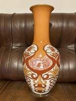 Hollóháza porcelain: Saxon endre floor vase