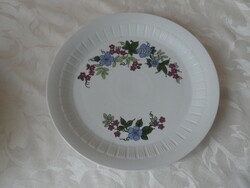 Flower-patterned porcelain cake plate, offering ( ndk )