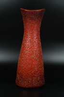 Zsolnay cracked-oxblood glazed vase, around 1960