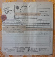 1914. Grat. Telegram of the Tiszaeszlár trial, 4 of the former investigating judge.