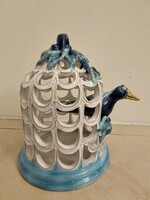Retro ceramic birdcage