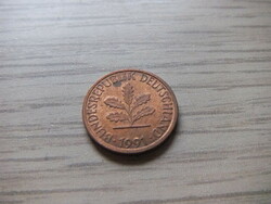 1   Pfennig   1991   (  F  )  Németország