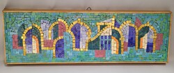 György Hegyi (1922-2001); gates c. Mosaic wall relief