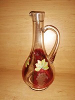 Antique glass wine jug - 27 cm (27/d)