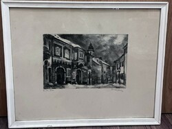 Bordás Ferenc, rézkarc