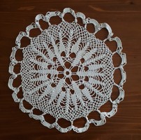 Round crochet doily medium size