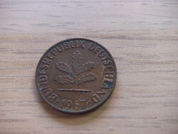 2   Pfennig   1967   (  J  )  Németország