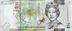 1/2 Dollar 0.5 50 cents Bahamian Islands 2019 unc