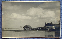Újvidék - unique photo postcard, flood, floodplain 1942 sent to the painter Aladár from Gyula