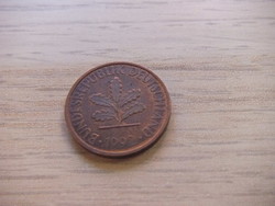 2   Pfennig   1992   (  J  )  Németország