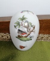 Herend rotschild pattern bonbonier, egg-shaped