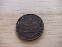 2   Pfennig   1968   (  G  )  Németország