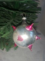 Retro glass Christmas tree ornament (mace)