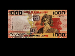 UNC - 1000 LEONES - SIERRA-LEONE - 2010 (Leons vízjel!)