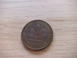 2   Pfennig   1974   (  J  )  Németország