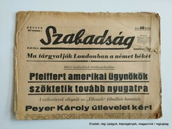 1947 November 7 / holiday / for birthday :-) original, old newspaper no.: 26837