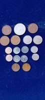 17 old Dutch coins 1950-1991